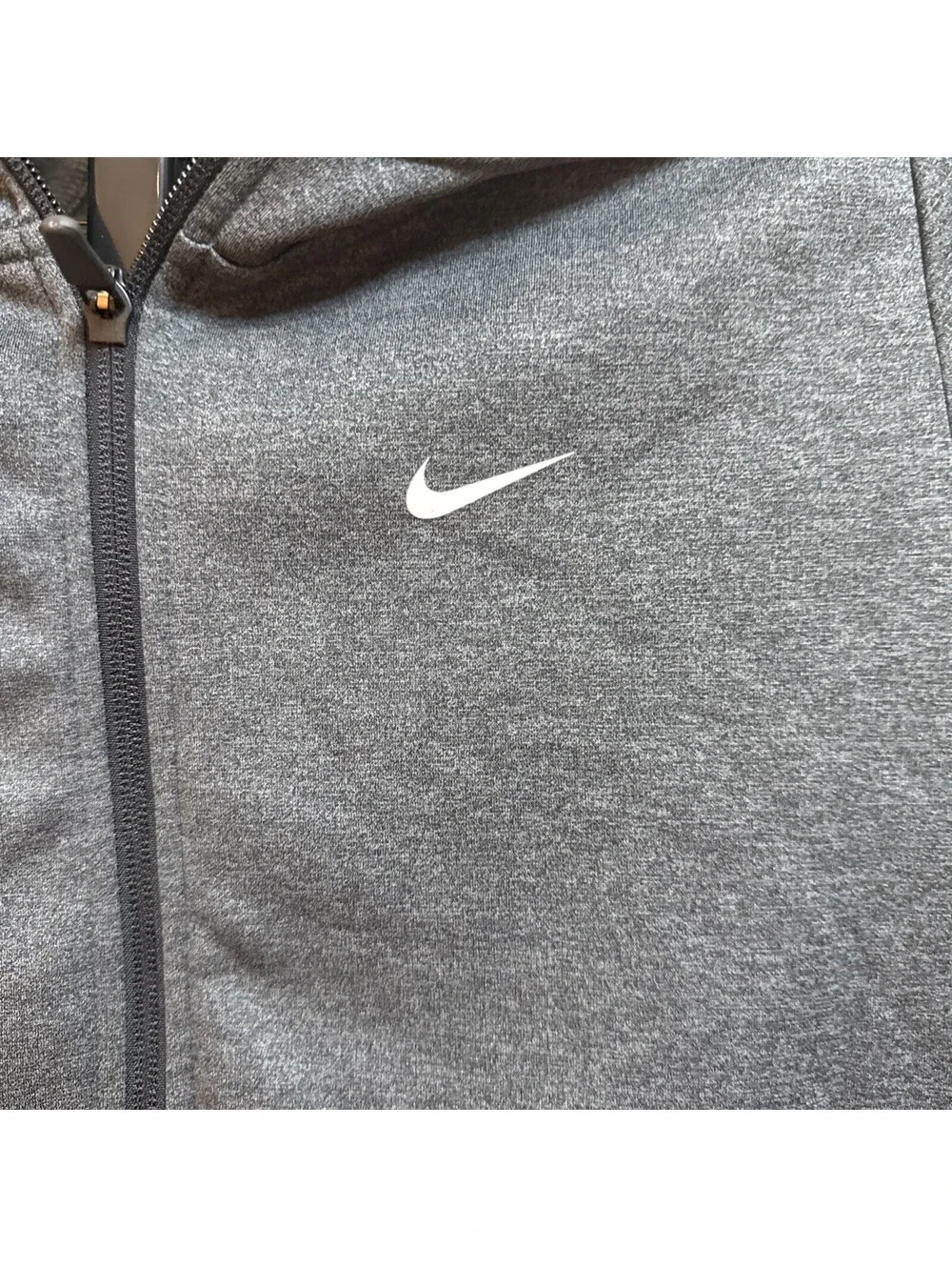 Nike Therma-Fit Full Zip Hoodie Gray Youth Boys XL